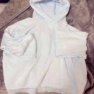 Cozy pale blue sweater